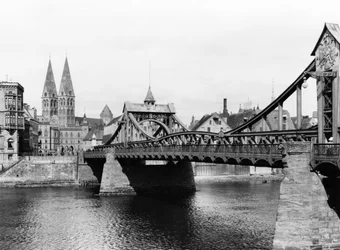 Weser Bridge, Brémy, kolem roku 1910